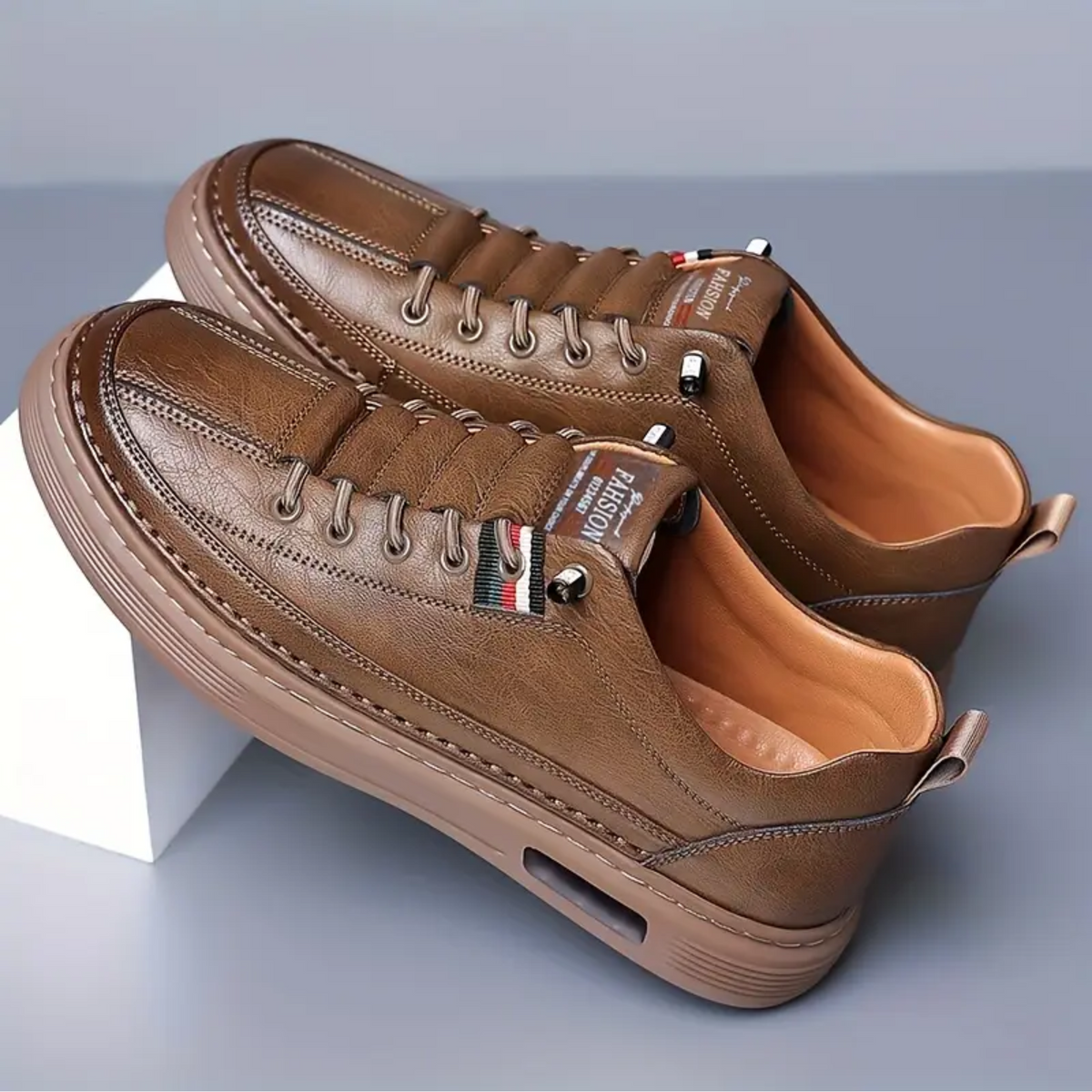 Tênis Masculino Casual de Couro Italian Man