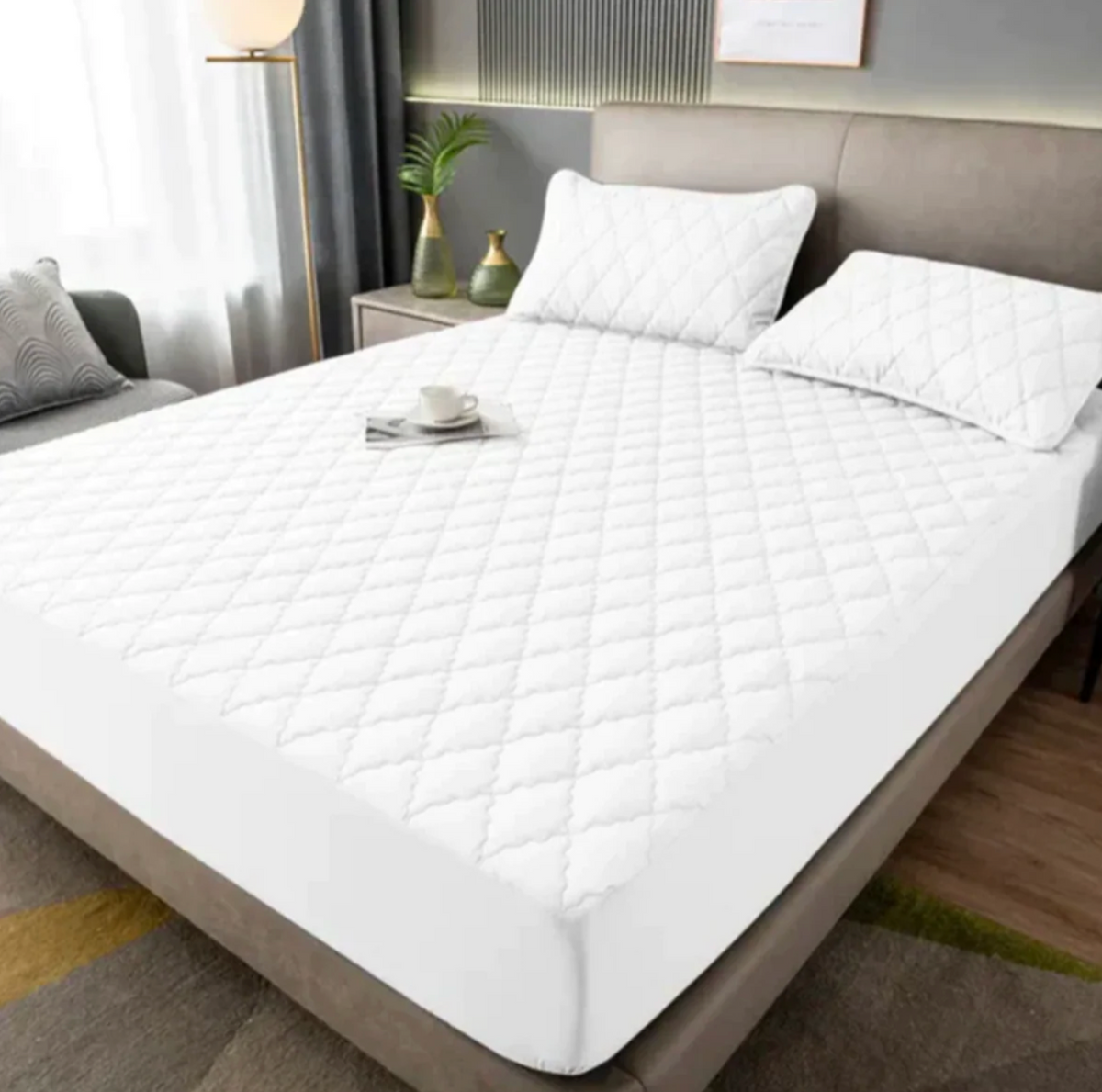 Protetor de Colchão Impermeável com Elástico