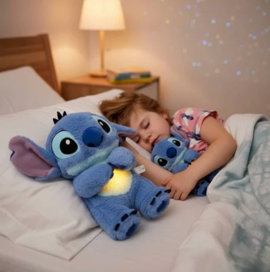 Stitch Pelúcia que Respira com LED