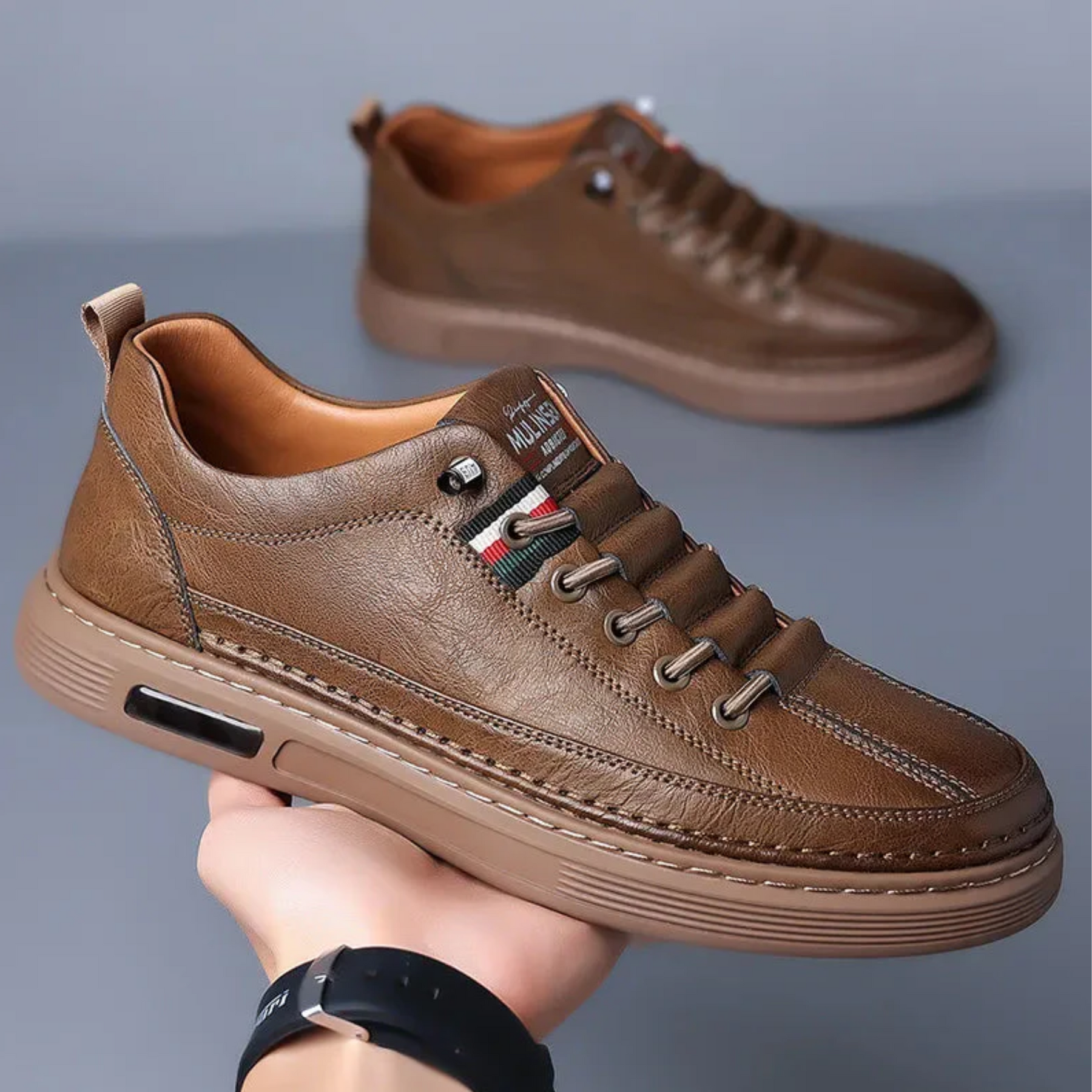 Tênis Masculino Casual de Couro Italian Man