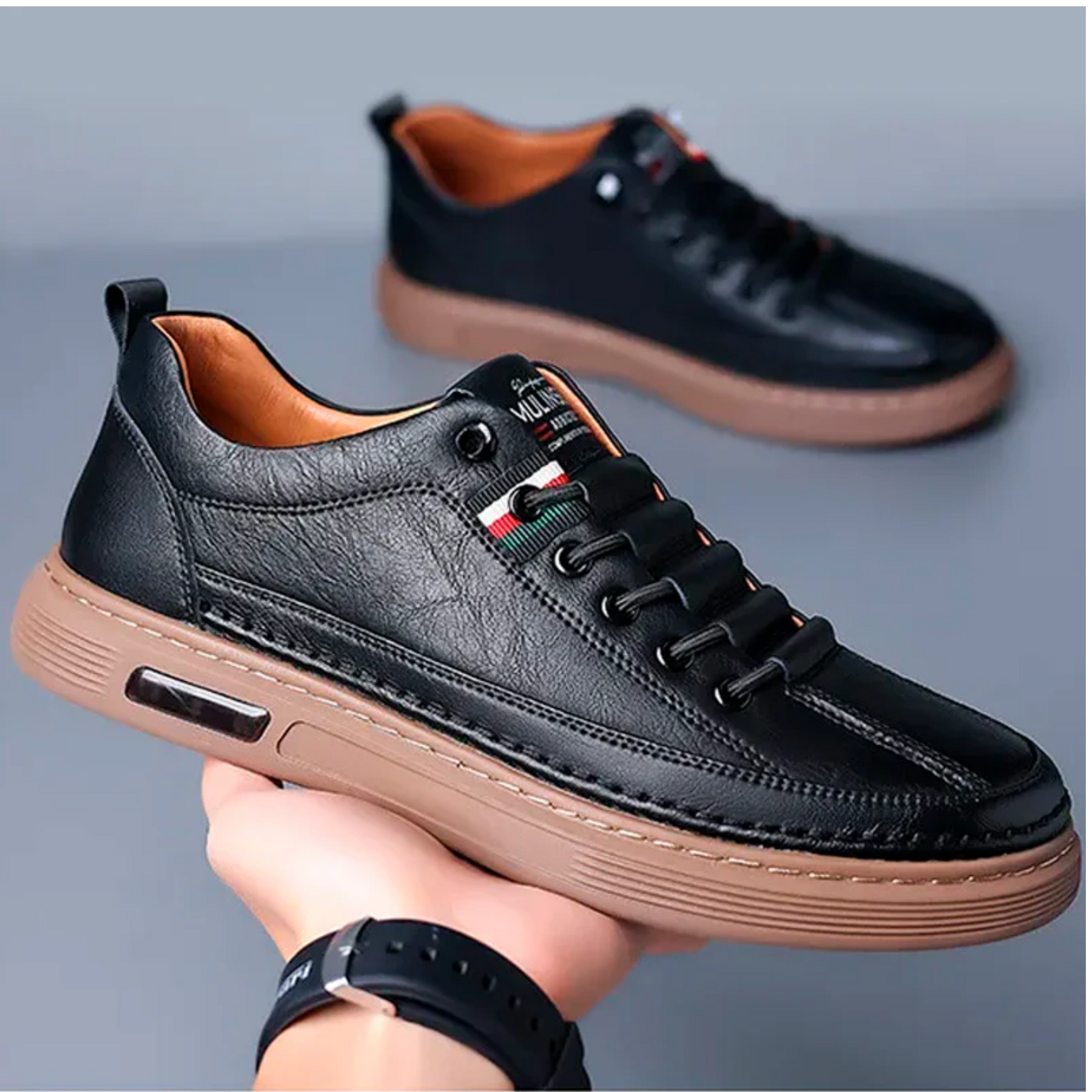 Tênis Masculino Casual de Couro Italian Man