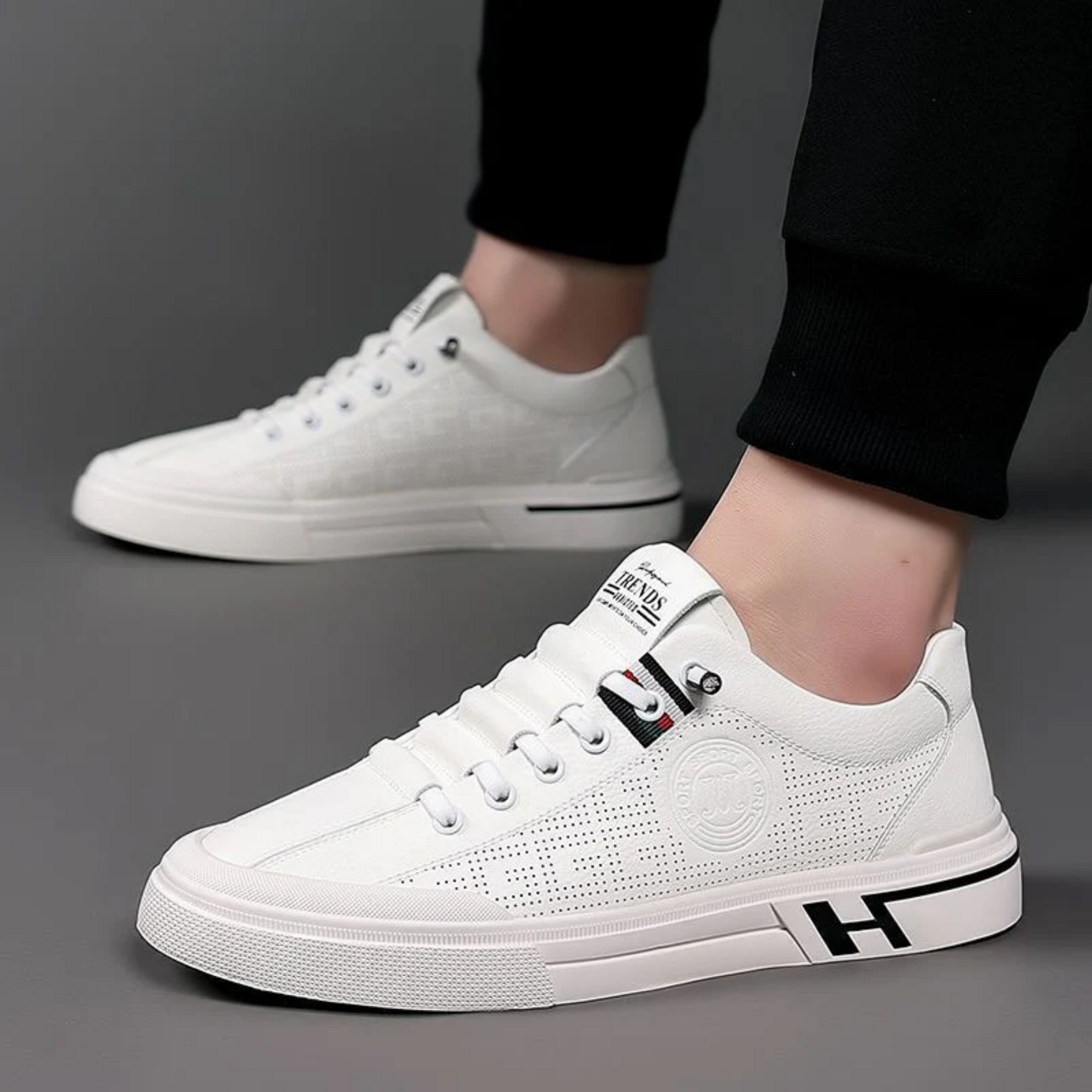 Tênis Masculino Casual Buck Couro