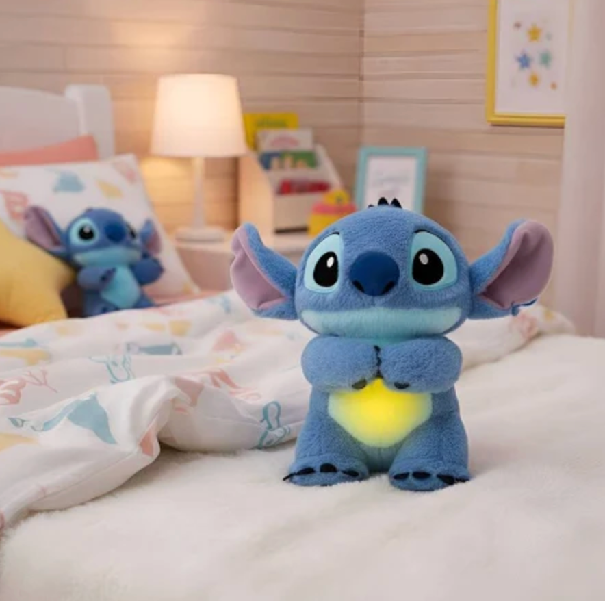 Stitch Pelúcia que Respira com LED